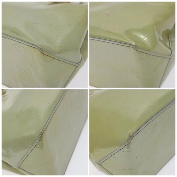 LOUIS VUITTON Monogram Vernis Reade PM Hand Bag Baby Blue LV Auth 118839 - Picture 16 of 16